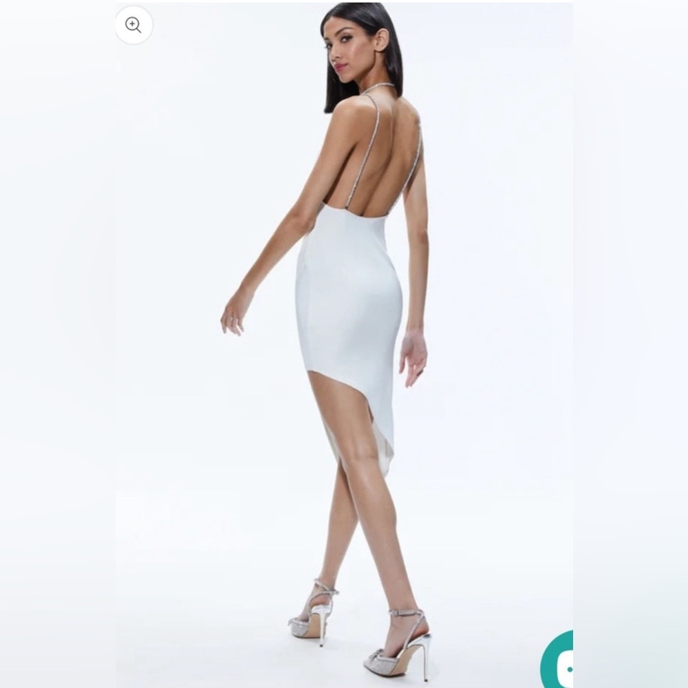 Alice and Olivia White Dress
